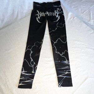 New Covil Regime “No Tomorrow” Lightning Bolt Leggings Size Medium)